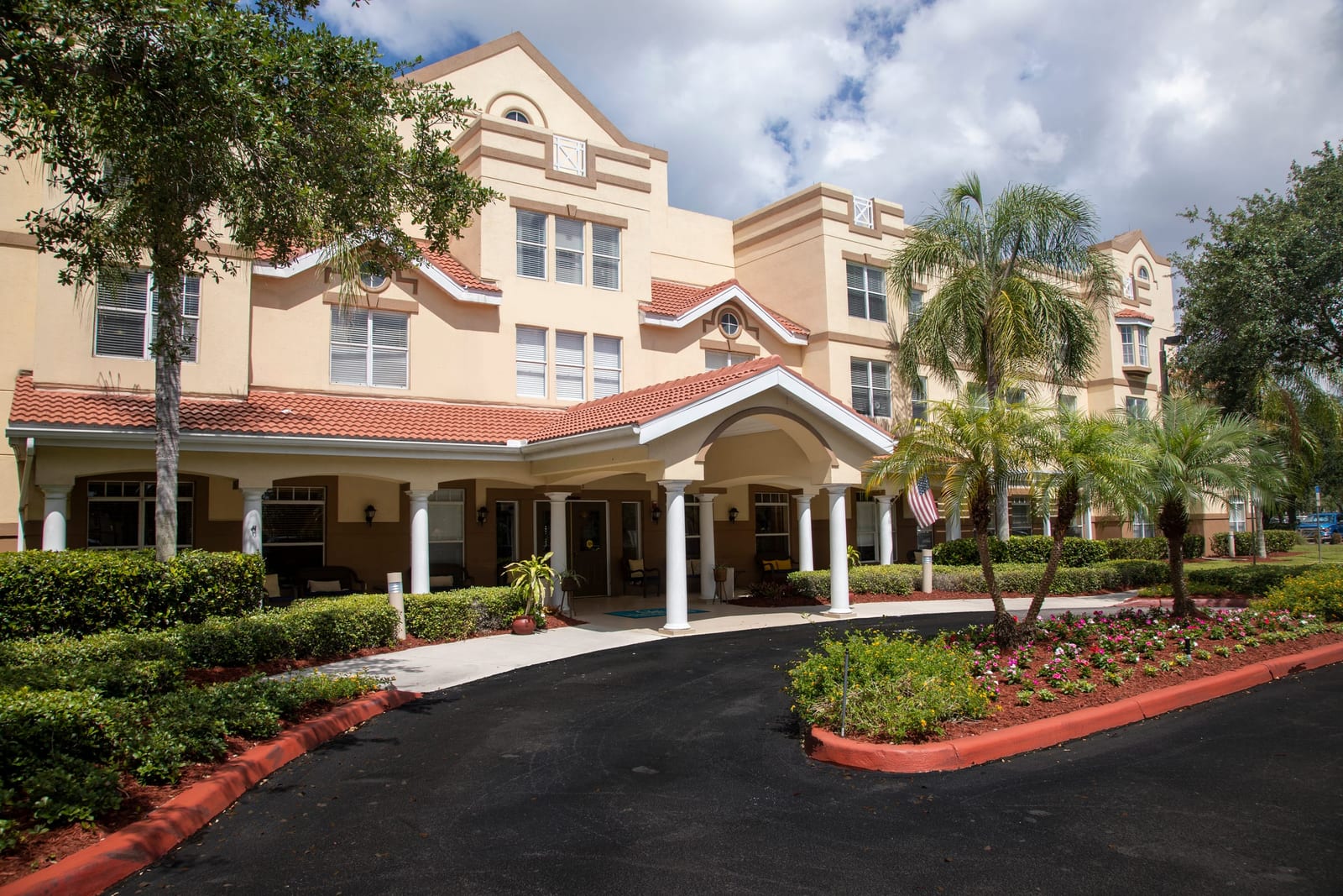 Exterior entrance at Advinia Care Naples