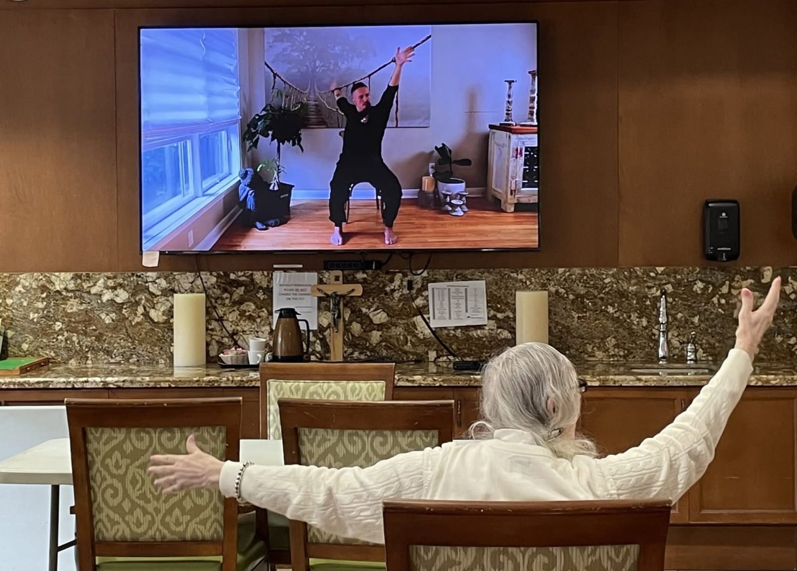 Wellness fitness class at Advinia Care Naples