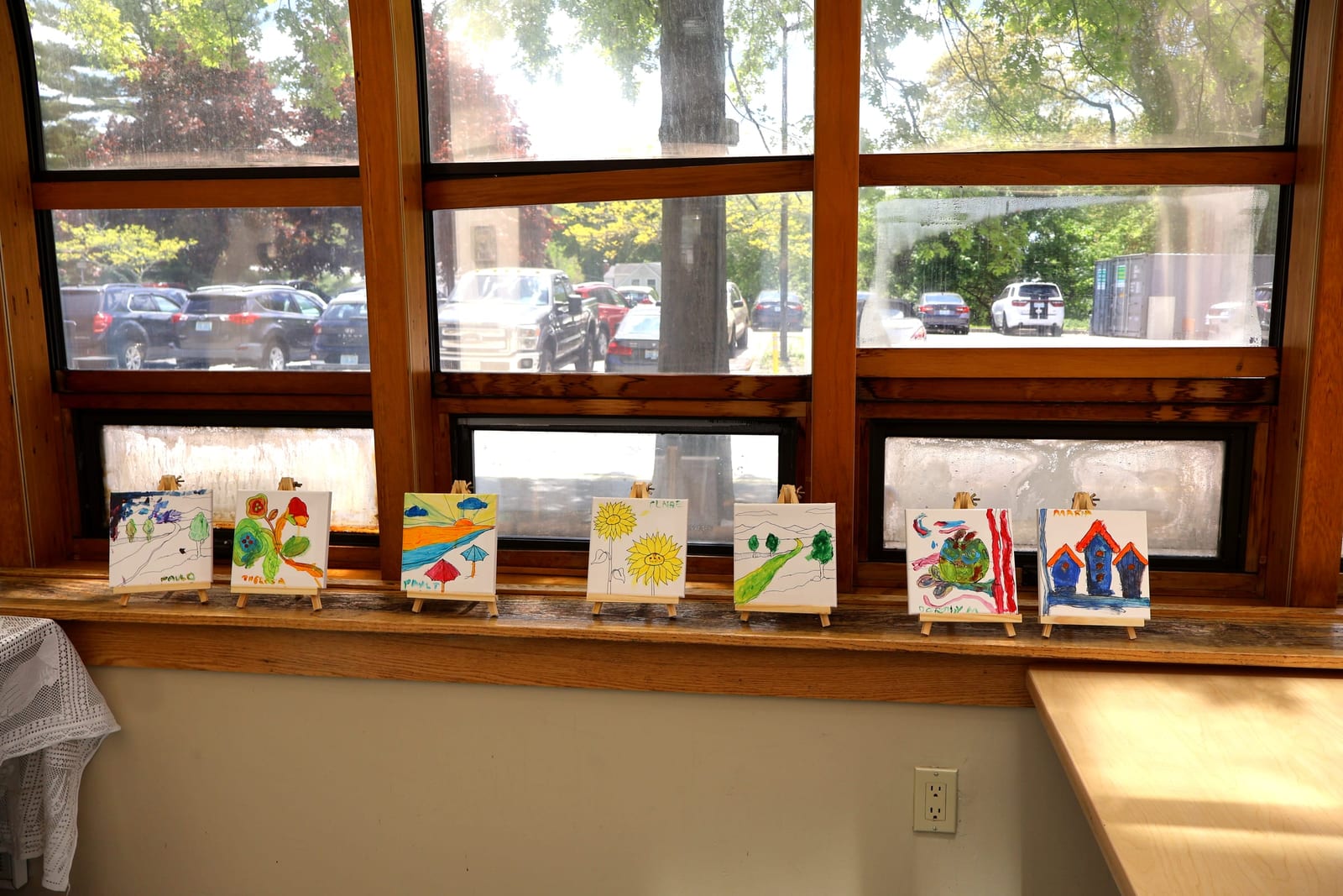Resident art windowsill at Advinia Care Waterview Villa