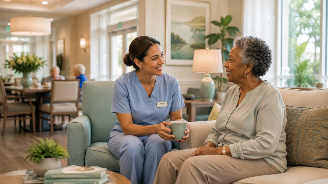 Community Features at Advinia Care Pawtucket